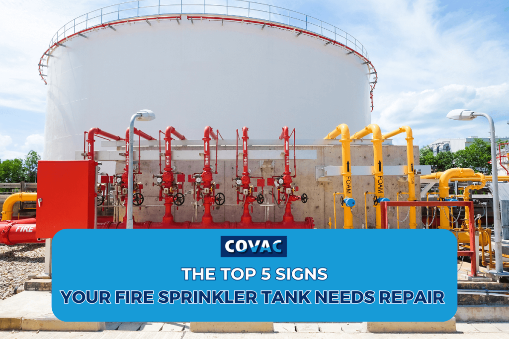 the top 5 signs your fire sprinkler tank needs repair